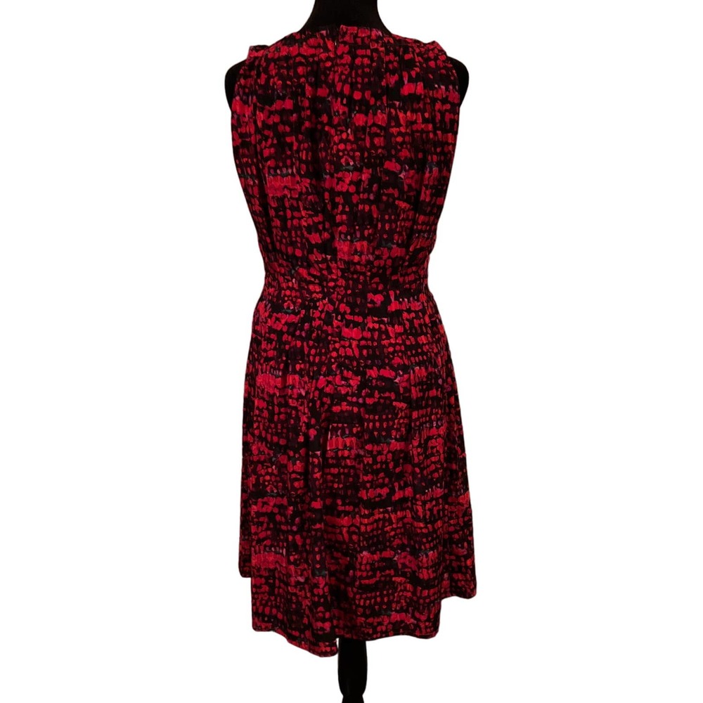 Marc New York Gorgeous Fit & Flare Red Print Dress - Picture 3 of 5